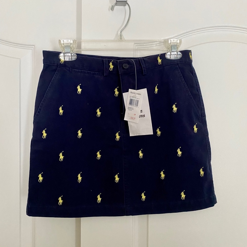 Ralph Lauren Sport Navy Mini Skirt